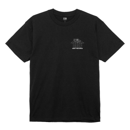 Obey Ανδρική κοντομάνικη μπλούζα House Of Obey Records Classic T-Shirt